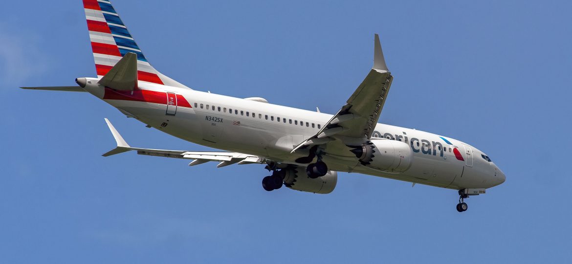 B737-8MAX American Airlines N342SX